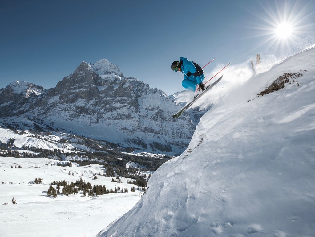 Grindelwald skiën Wetterhorn