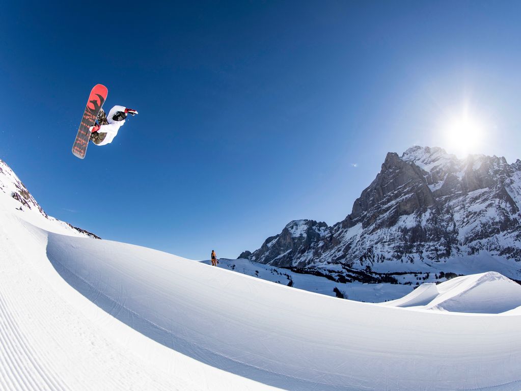 Grindelwald snowboarden