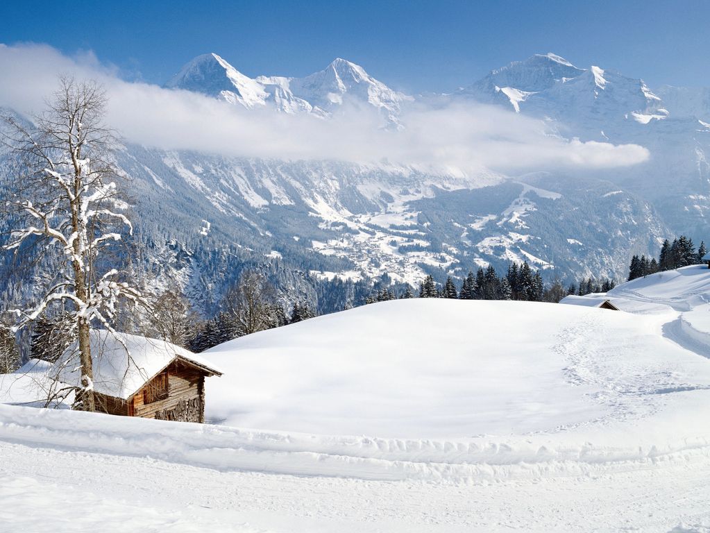 Mürren Schilthorn Sulwald eiger moench