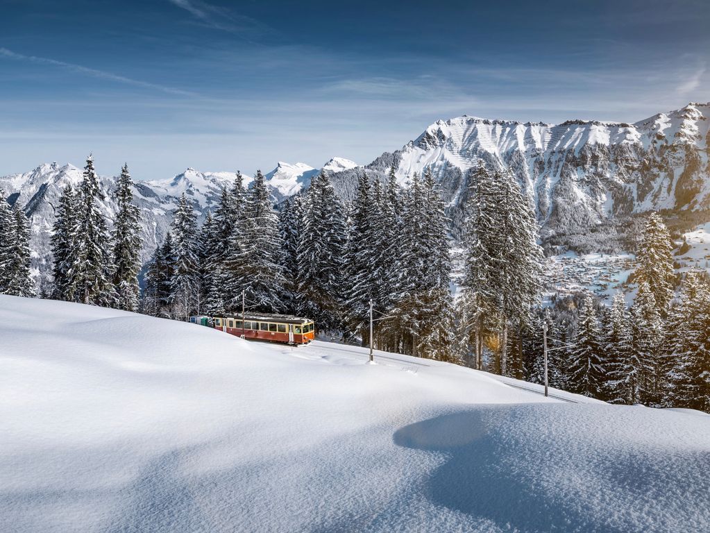 Mürren Schilthorn trein winteregg