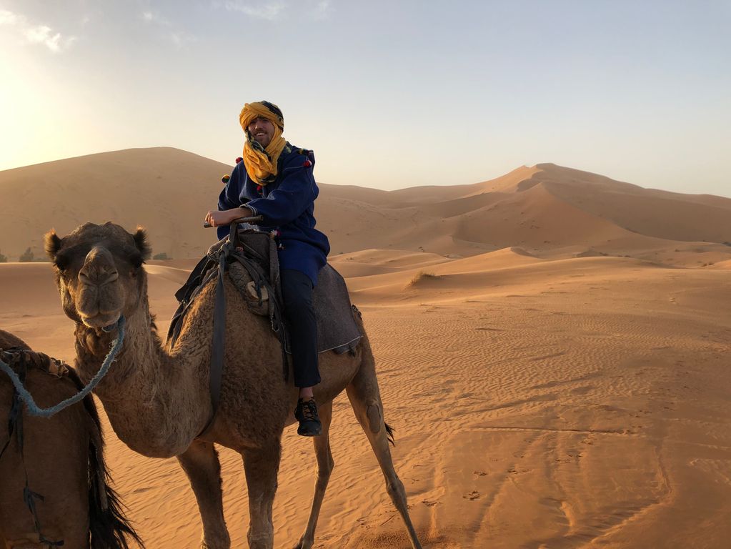 Rit op een kameel