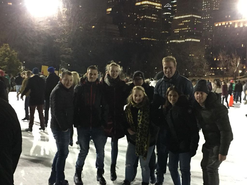 Schaatsen in het Central Park