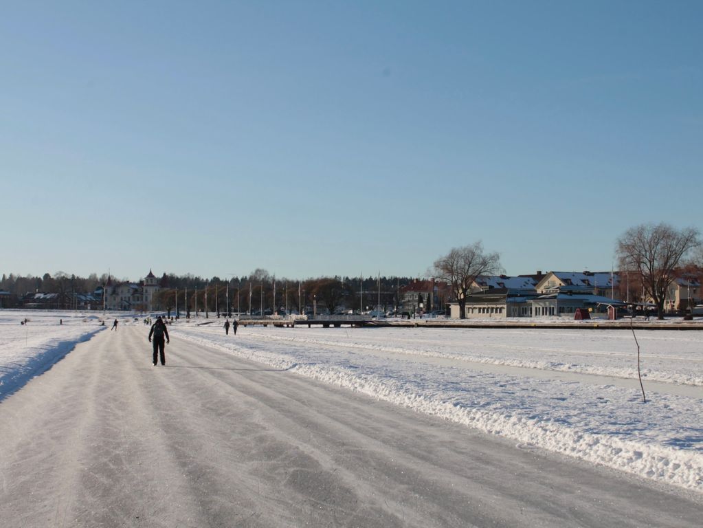 Schaatsen winter Zweden