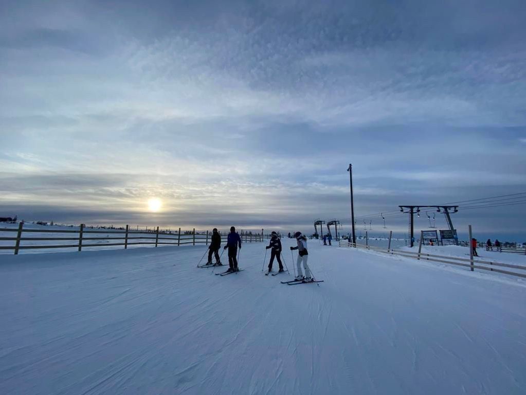 Skiën snowboarden optioneel winter Zweden