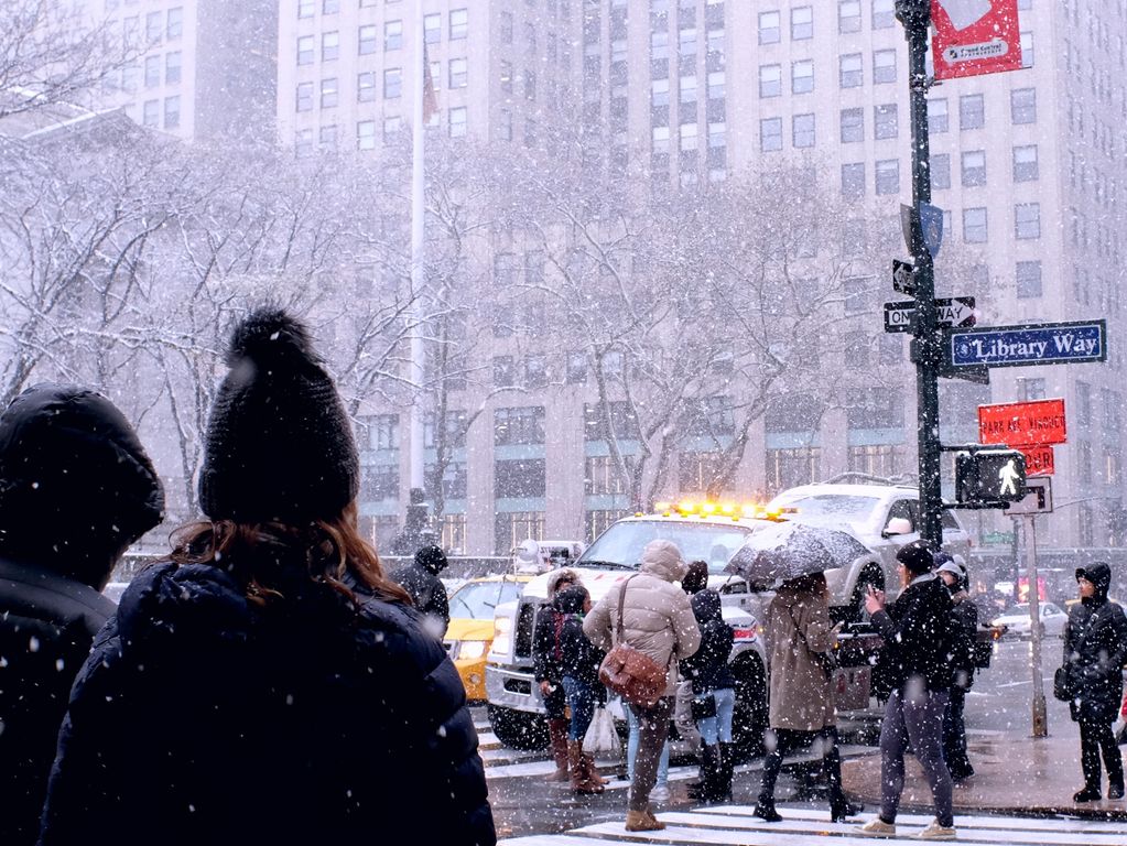 Sneeuw in NY