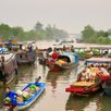 Floating market   Vietnam