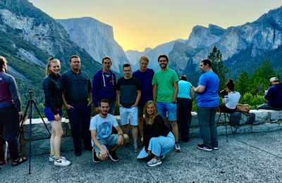 Zonsopkomst in Yosemite