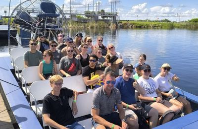 Swamp tour door de moerassen van Louisiana