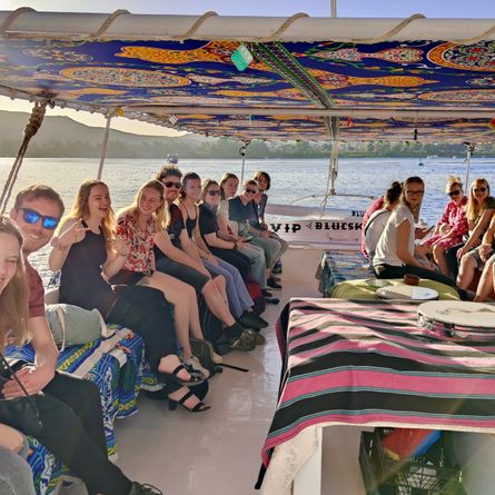 Aswan ontdekken en start van de Felucca tocht