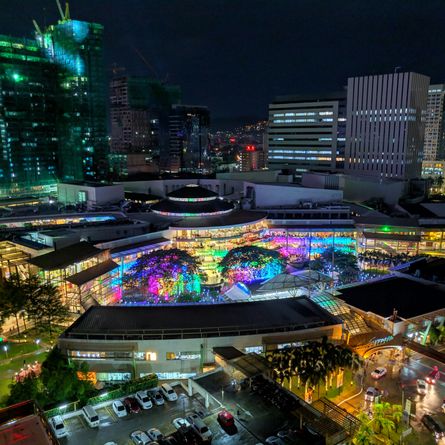Aankomst in Cebu, eiland Mactan Aankomst in Cebu, eiland Mactan