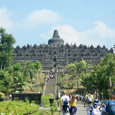 Borobodur tempel en fietstour