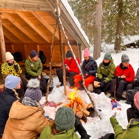 Sami ski's en outdoorlunch