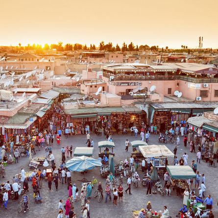 Aankomst in Marrakech