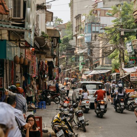 Aankomst in Hanoi