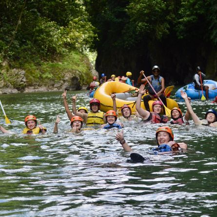 Dag twee van het raft-avontuur Dag twee van het raft-avontuur