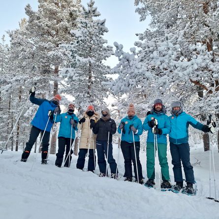 Cross country skiën en avondwandeling