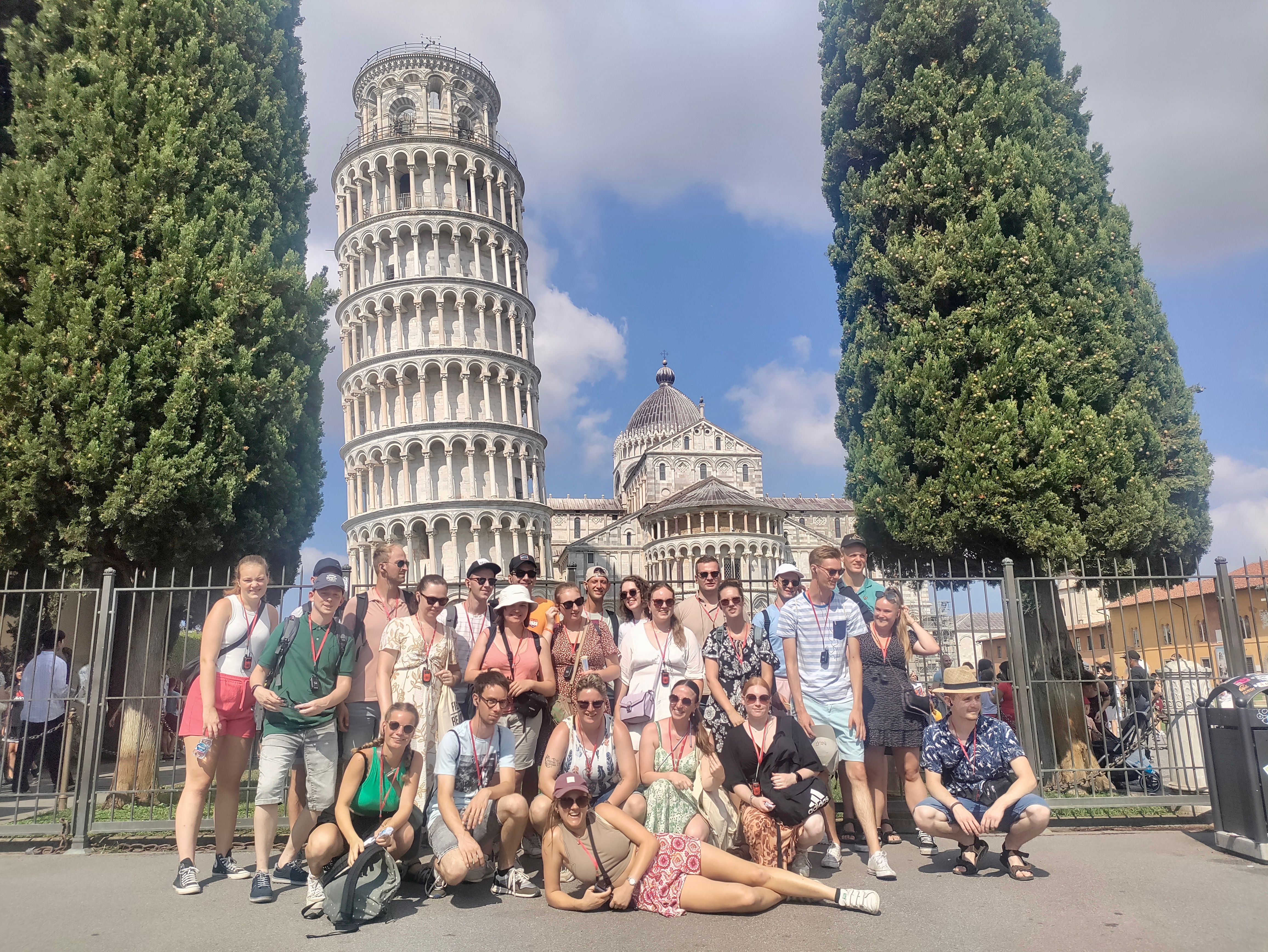 Pisa groepsfoto