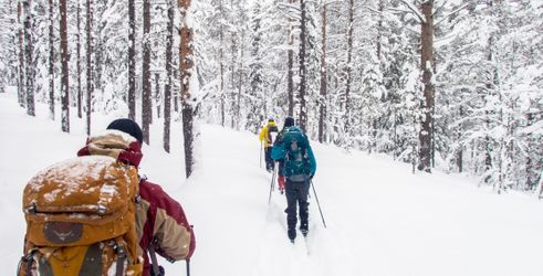 Besseggen hike in de winter