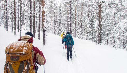 Besseggen hike in de winter