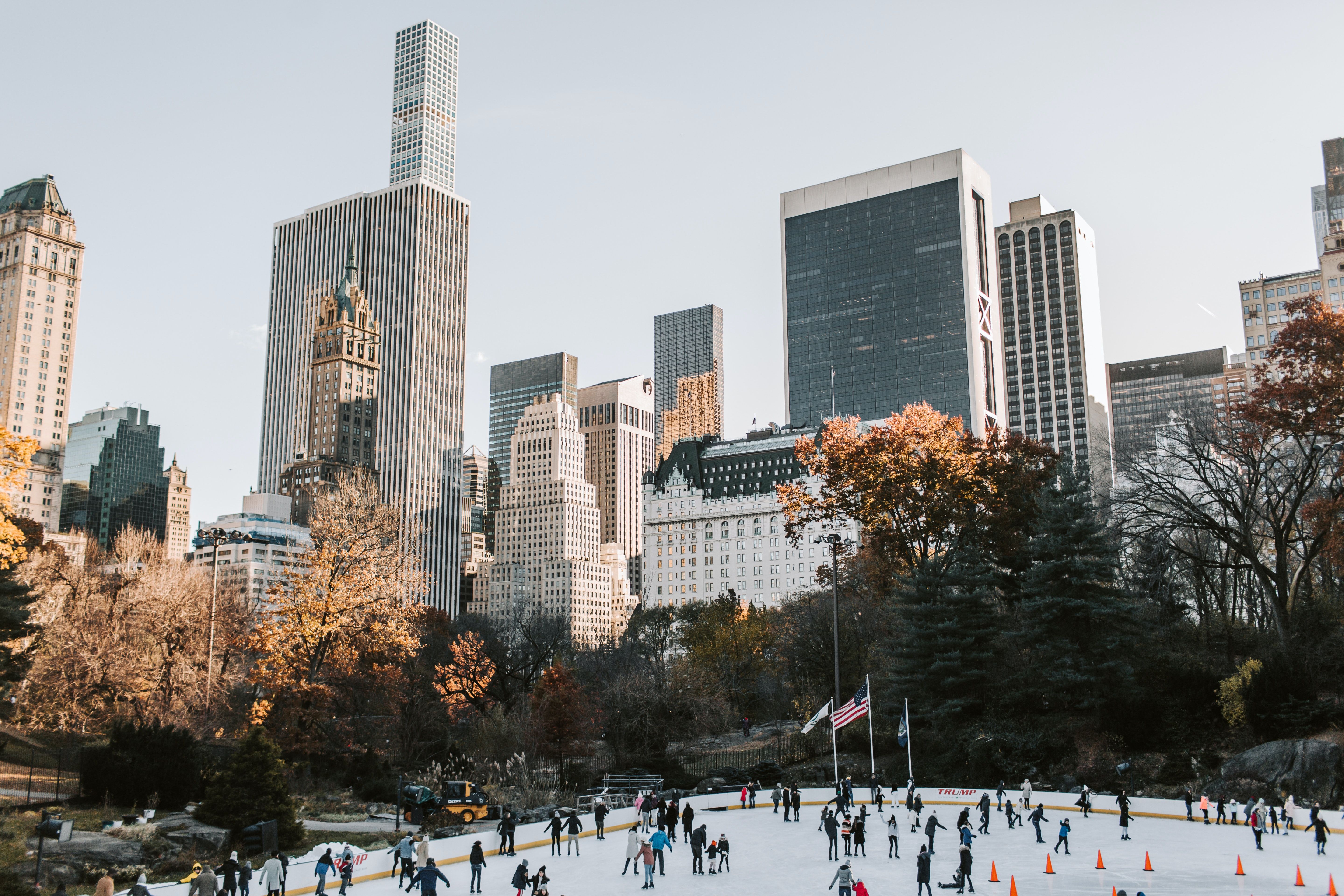 Kerstreis New York schaatsen