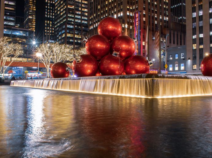New York in kerstsferen