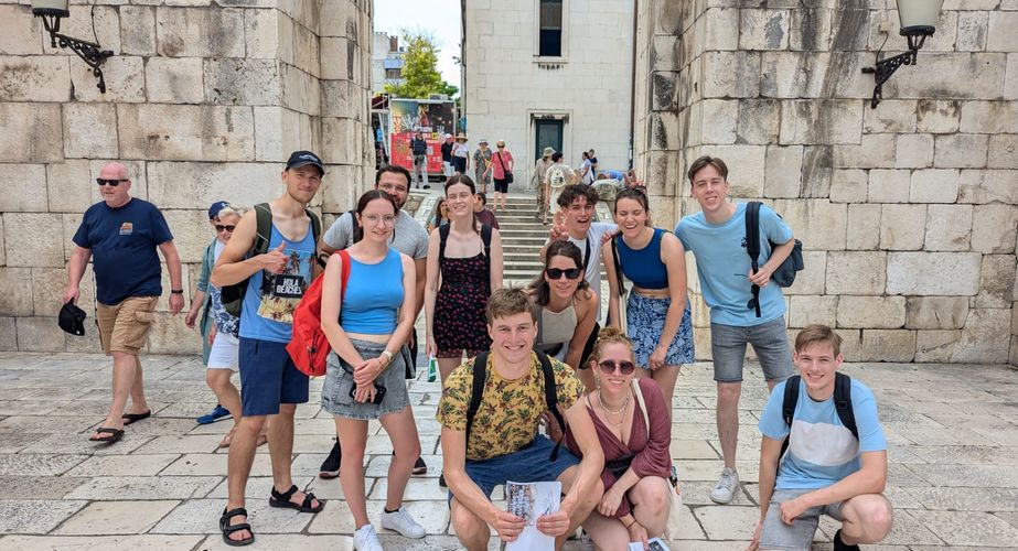 Groepsfoto stad Kroatië