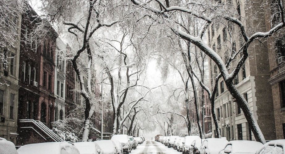 Besneeuwd New York Besneeuwd New York