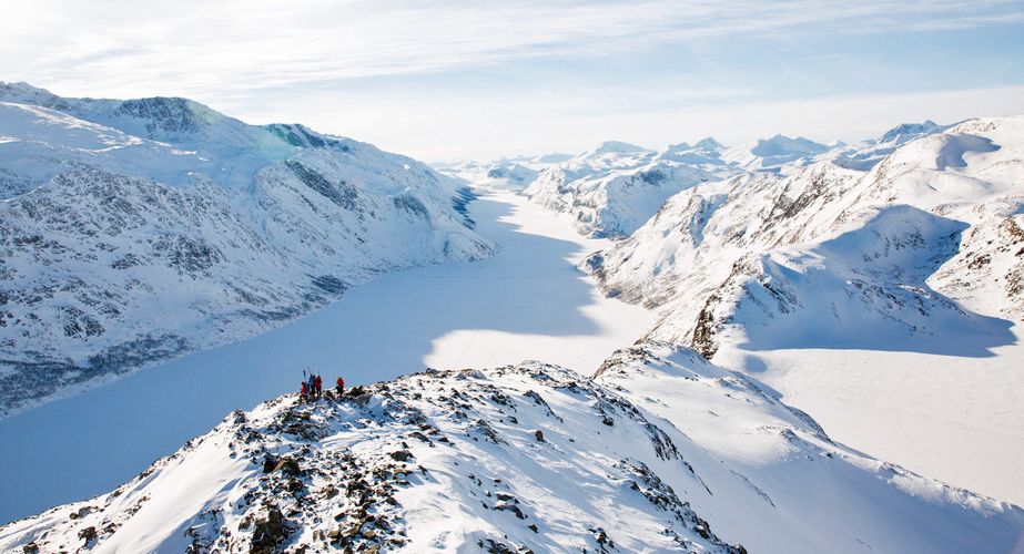 Besseggen hike in de winter