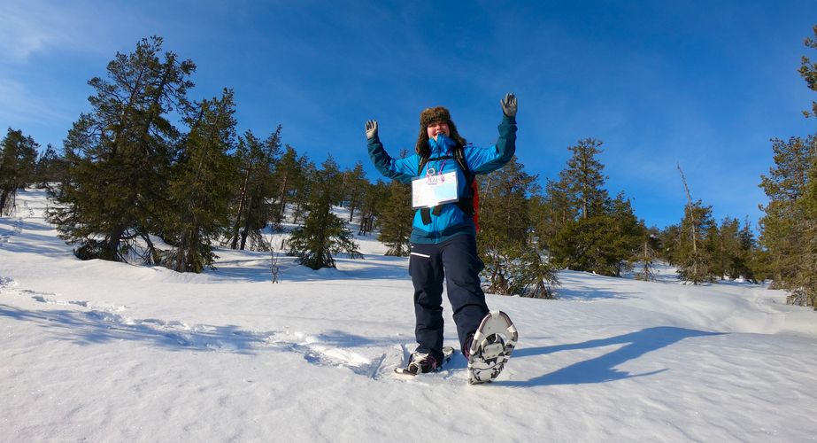 Sneeuwschoenwandelen