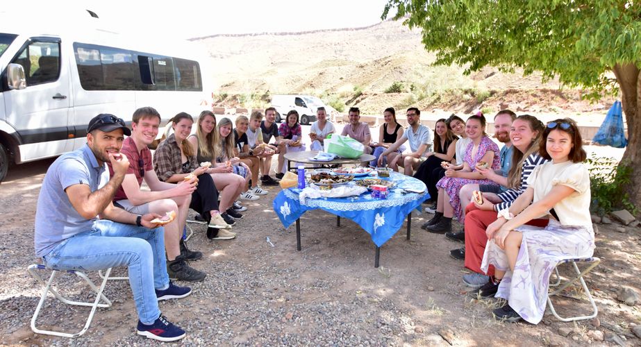 hiken lunch marokko winter groepsreis mei 2022 21