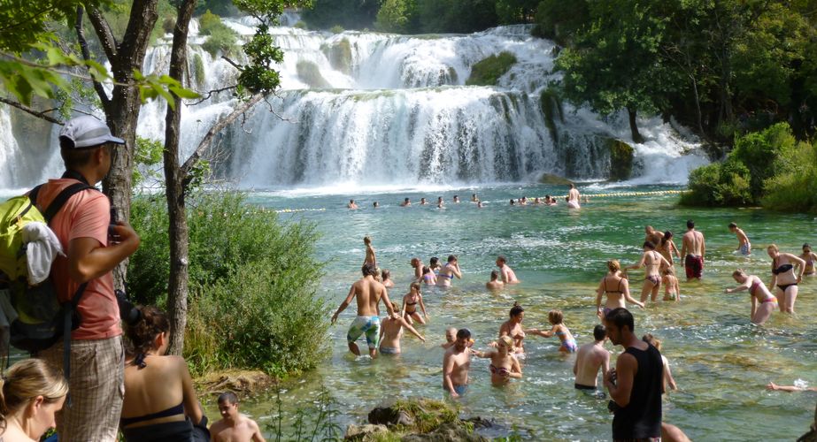 Krka watervallen