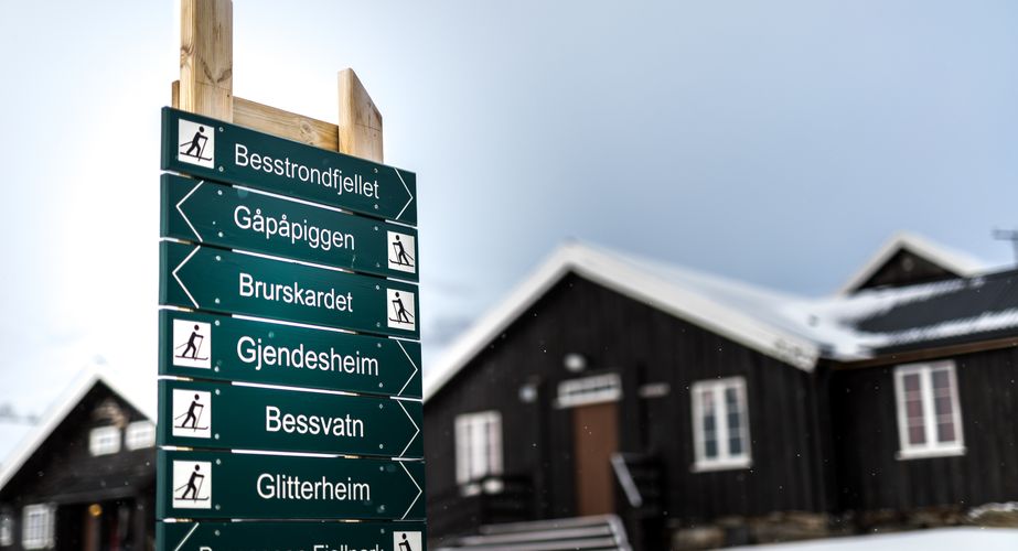 Noorwegen in de winter omgeving