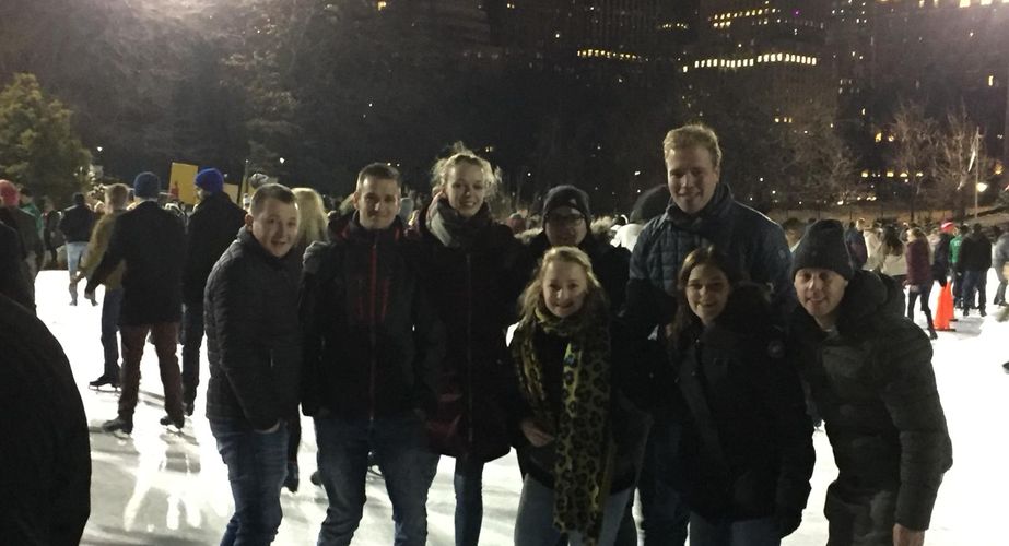 Schaatsen in het Central Park Schaatsen in het Central Park