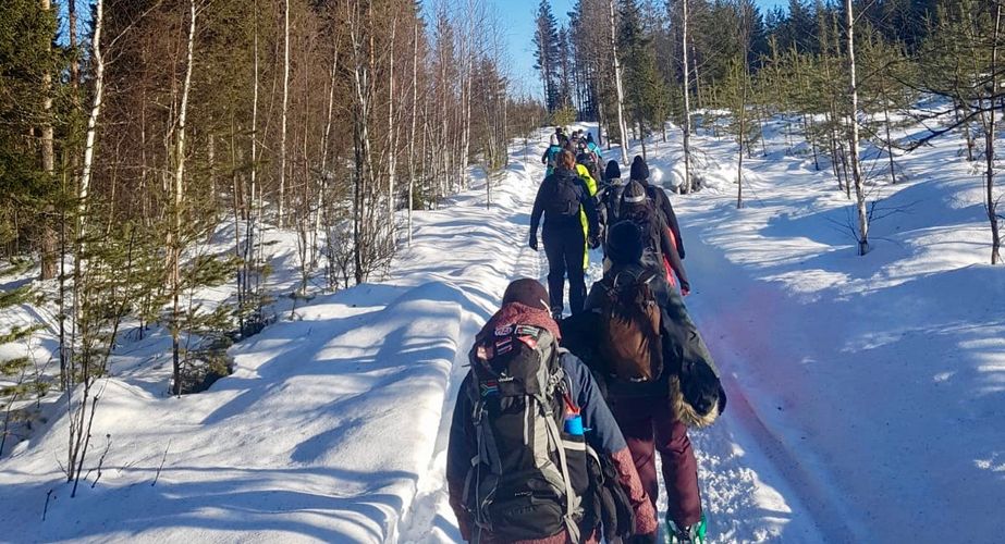 Sneeuwschoenwandelen