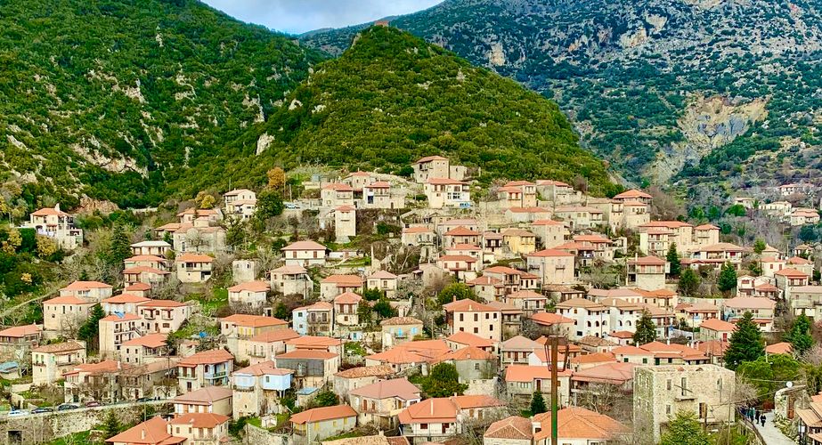 Stemnitsa bergdorp Stemnitsa bergdorp