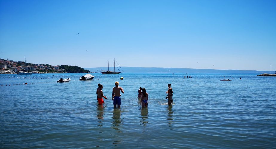Strand Kroatië actief