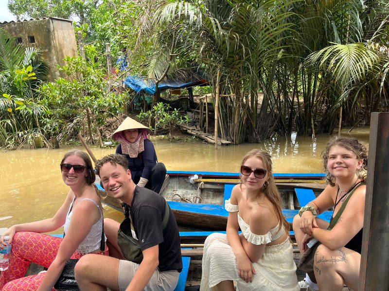 Vietnam groepsreis bamboe rafttocht