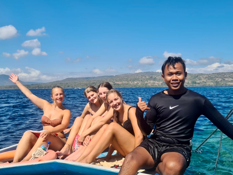 Boot naar Gili eilanden