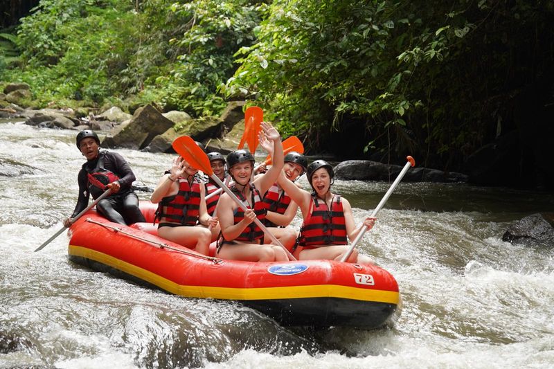 raften op Ayung-rivier
