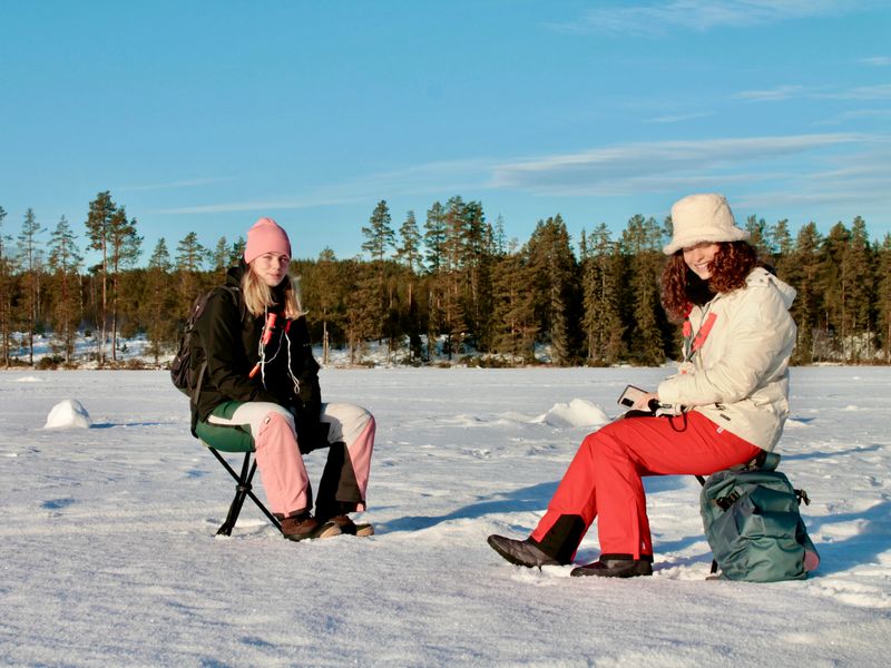 Single reizen zweden ijsvissen