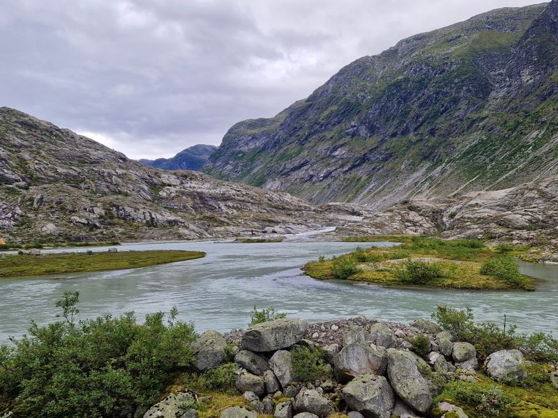 Jostedalsbreen-gletsjer Noorwegen