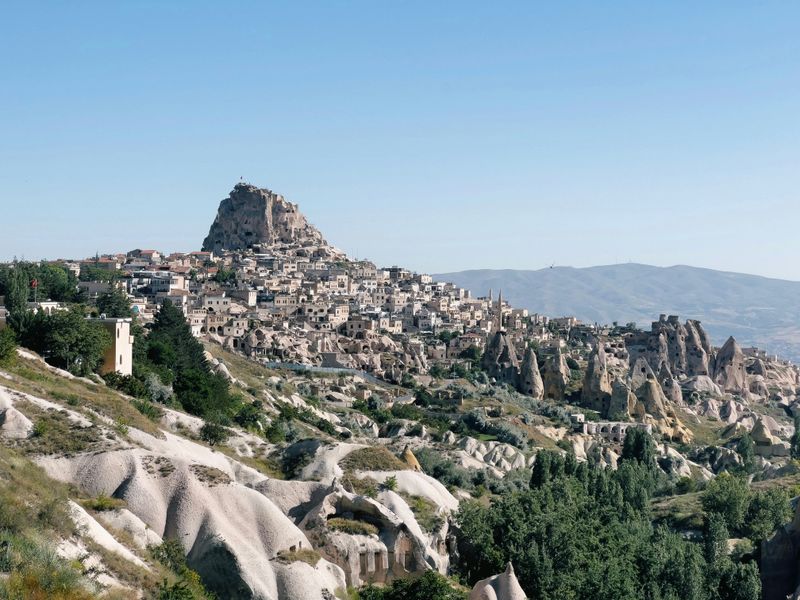 Kasteel van Uçhisar rondreis Turkije